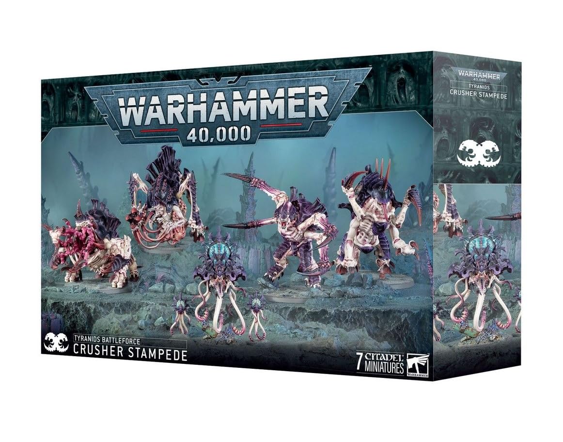 Amazon.com: Tyranids: Crusher Stampede Battleforce : Arts, Crafts